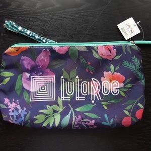 NWT LuLaRoe makeup bag with tropical print